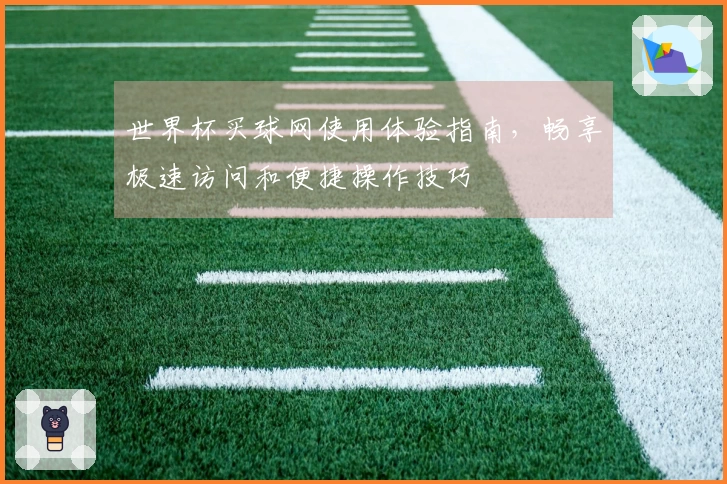 世界杯买球网使用体验指南，畅享极速访问和便捷操作技巧